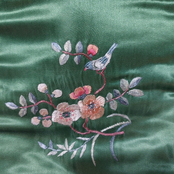 Vintage Chinese Silk Embroidered Bag - Picture 2 of 9
